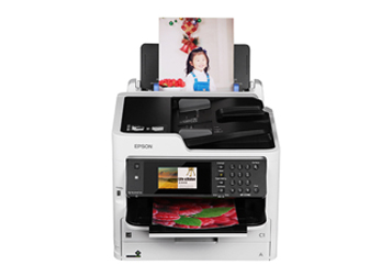 愛普生 Epson WF-C5710 彩色不干膠打印墨倉式雙面復印掃描傳真一體機
